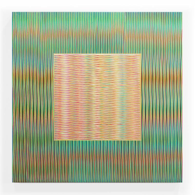 Mikey Kelly, 15.230, 2015, acrylic on panel, 24 x 24 inches