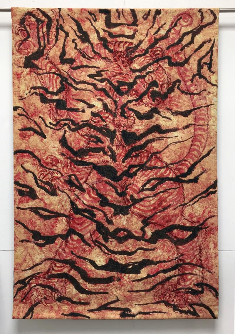 Tapestry
Cotton Jacquard Tapestry with Viscose and Acrylic Fibers
2015
Edition of 6
105 x 70 inches