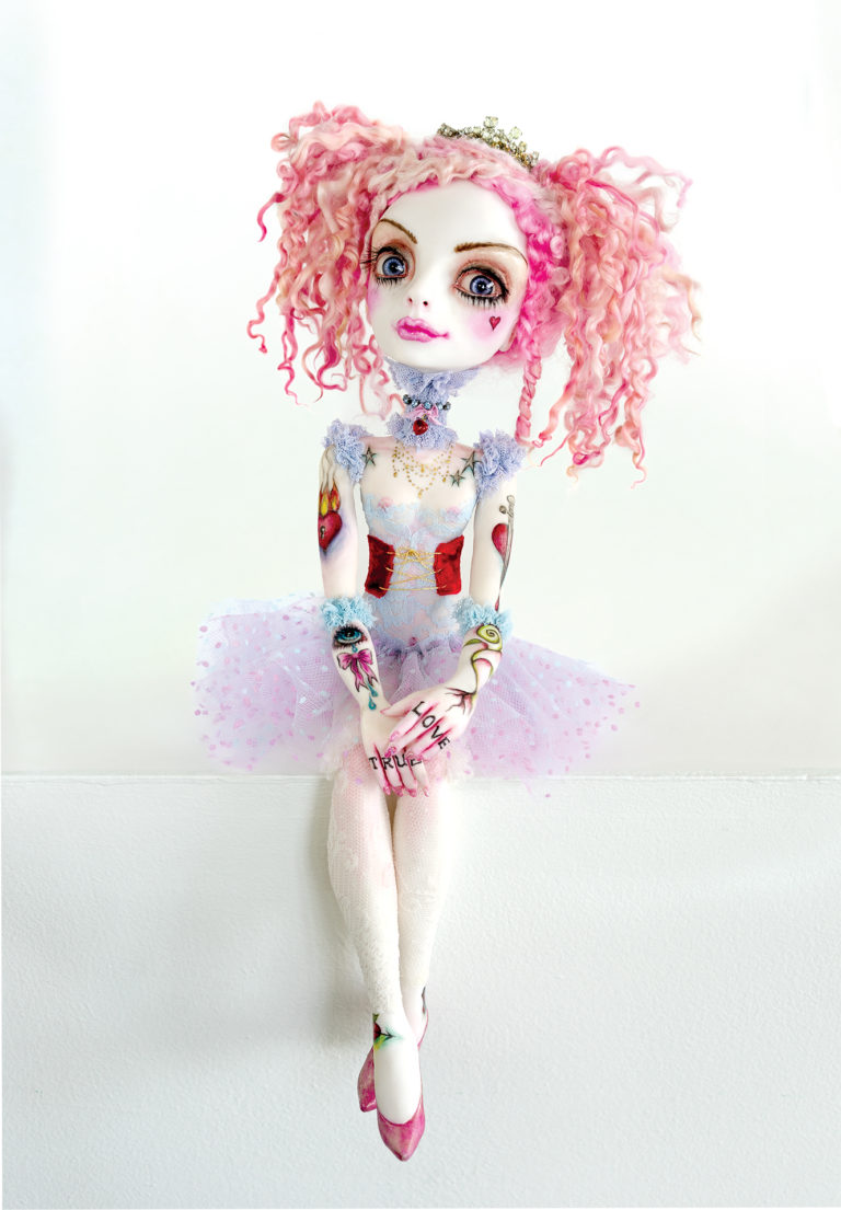 Mixed Media Art Doll