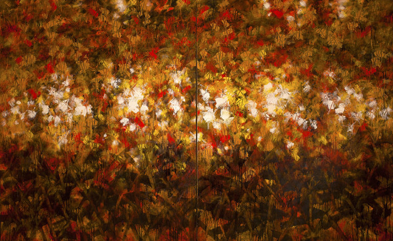 Oil on canvas, 66"x108, 2013