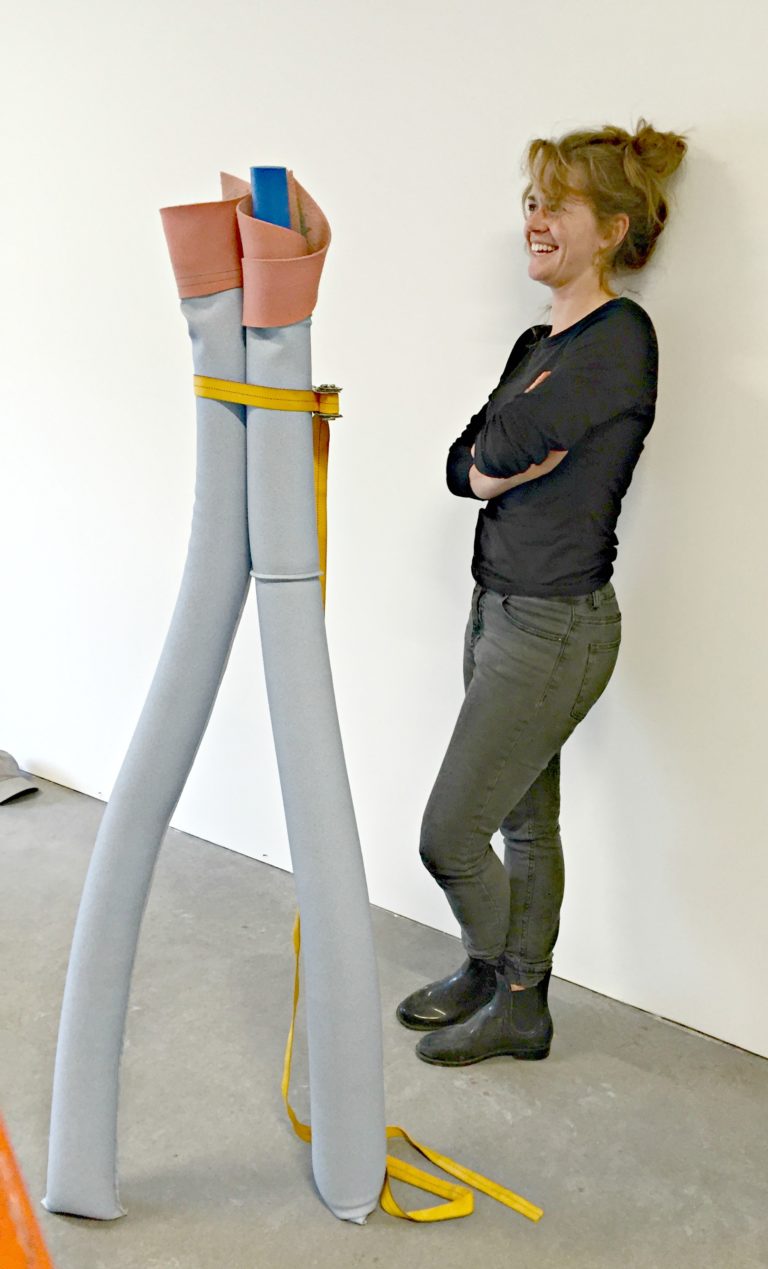 May_Wilson_with_sculpture