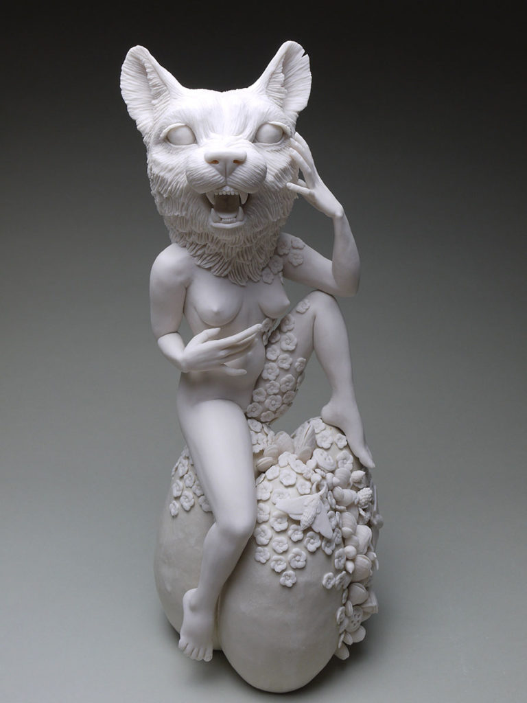 Hand-sculpted porcelain