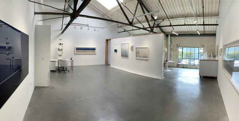 Panoramic view of Themes+Projects gallery