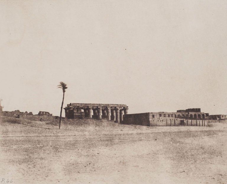 Louqsor, Portique (Luxor, Portico, Temple of Amon), 1854