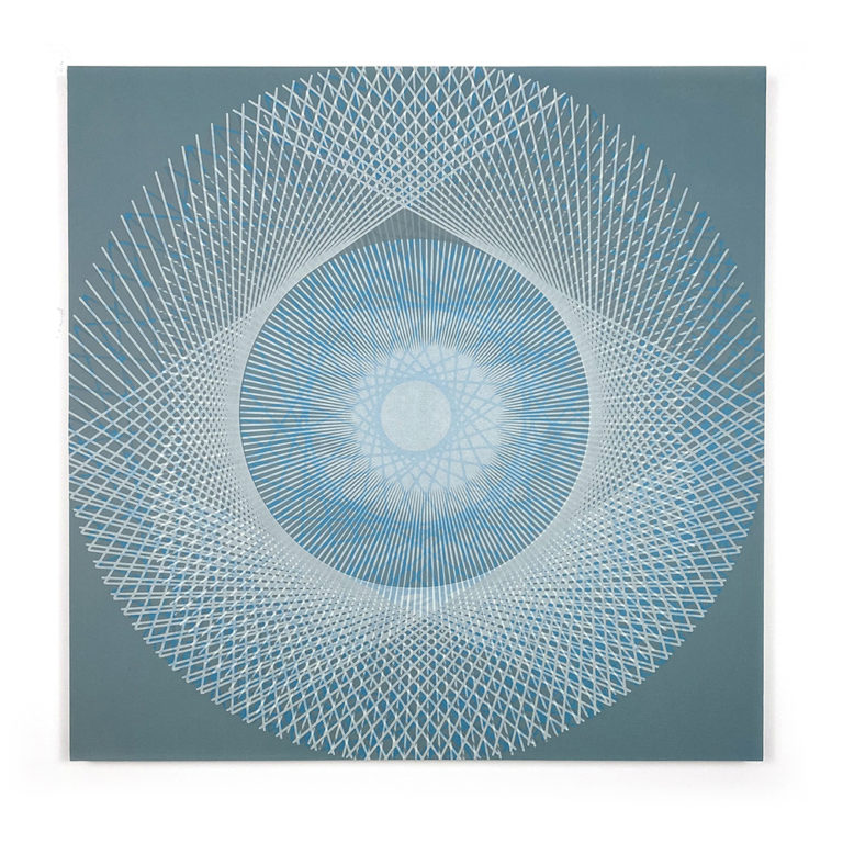 Intercession Series 28, Screen print on panel, 27 x 27 inches