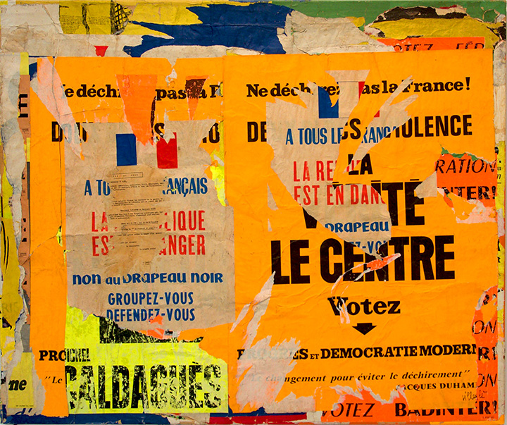 JACQUES VILLEGLÉ: Les Boulevards de la Création: Décollages from 1952 to 2006