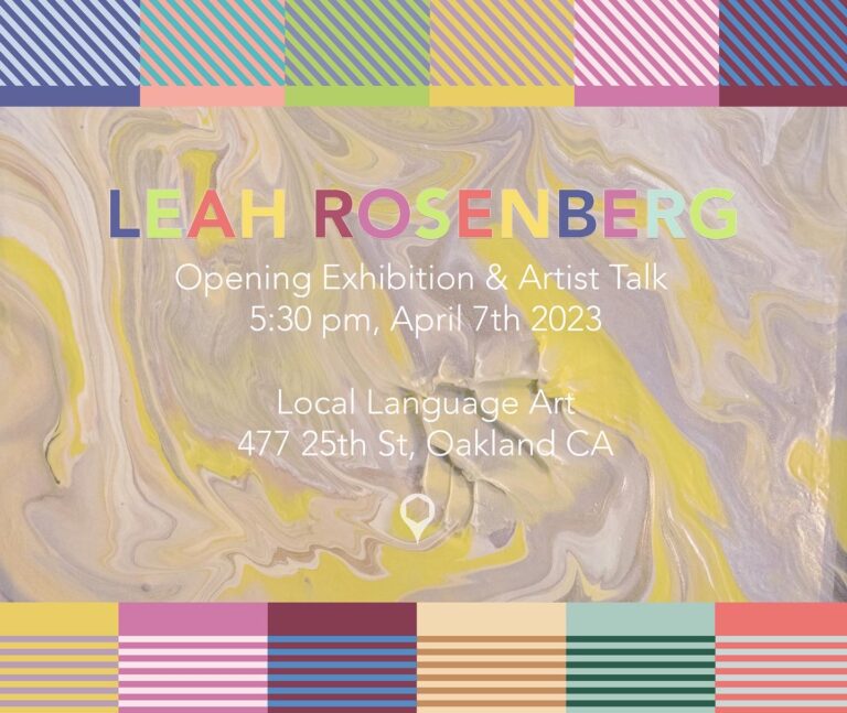 Leah Rosenberg Opening