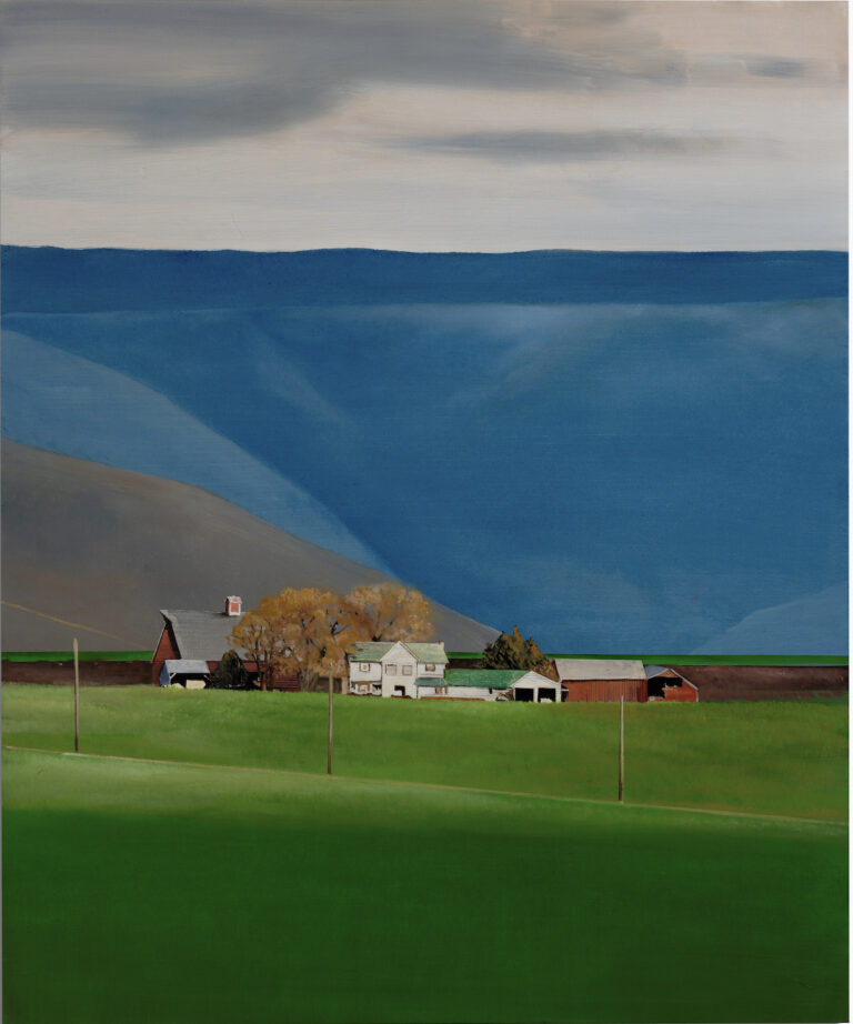 Michael Gregory, Some Glad Morning, 2023, Oil on canvas on panel, 58 x 48 inches