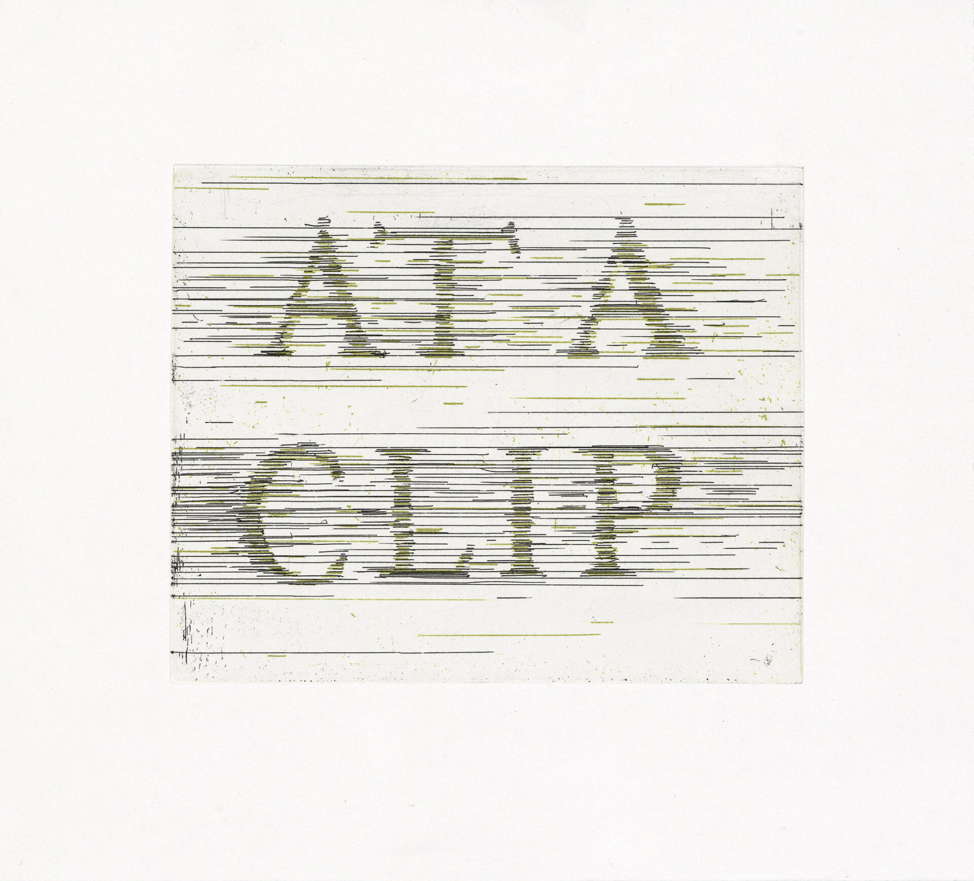 Winter Group Show featuring six new small prints by Ed Ruscha