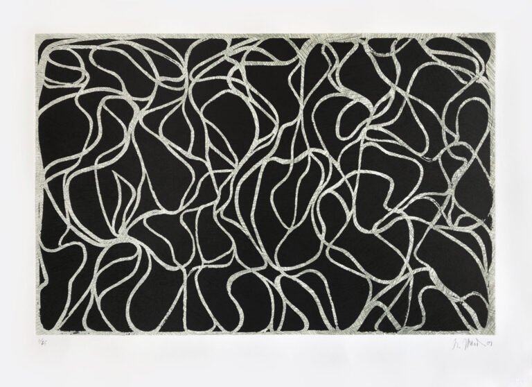 Brice MARDEN [1939-2023], Line Muses, 2001, color lithograph