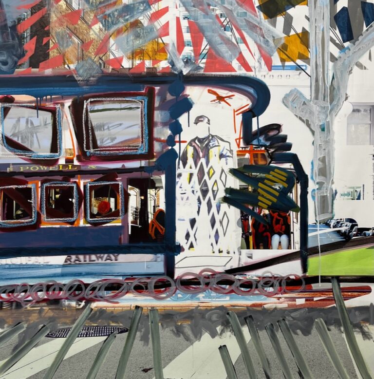 Gail Garcia
SF Railway
Photography and Mixed Media on Canvas
50 x 50 inches