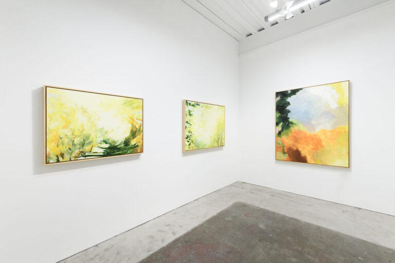 Installation view from "Into The Light" a solo exhibition by Janet Jacobs at Eleanor Harwood Gallery, San Francisco. On view from January 11 through February 22, 2025.