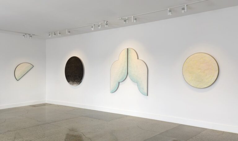 Installation shot of Rock, Cloud, Cloth in Sarah Shepard Gallery