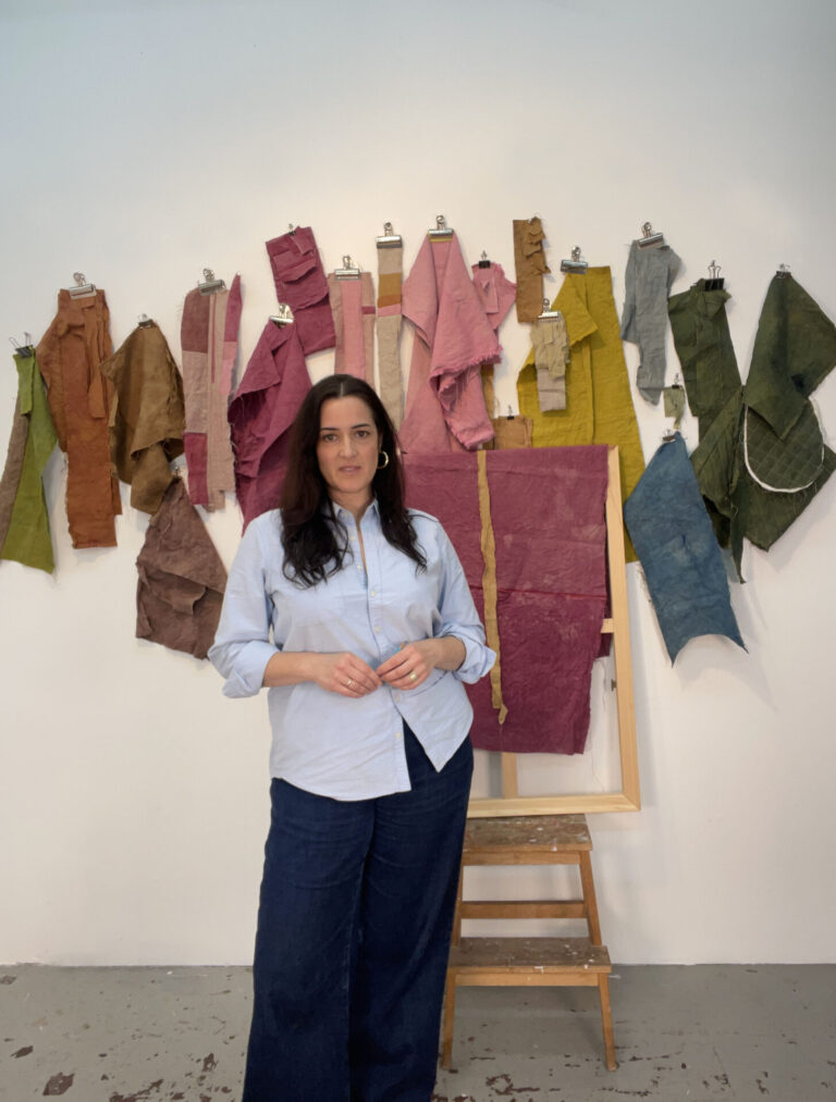 Lauren Bartone in her studio